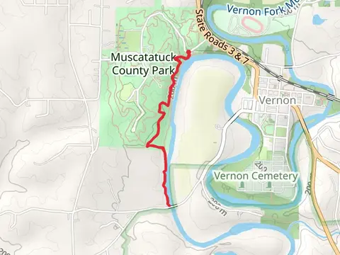 Vernon Fork Muscatatuck River and Blue Trail