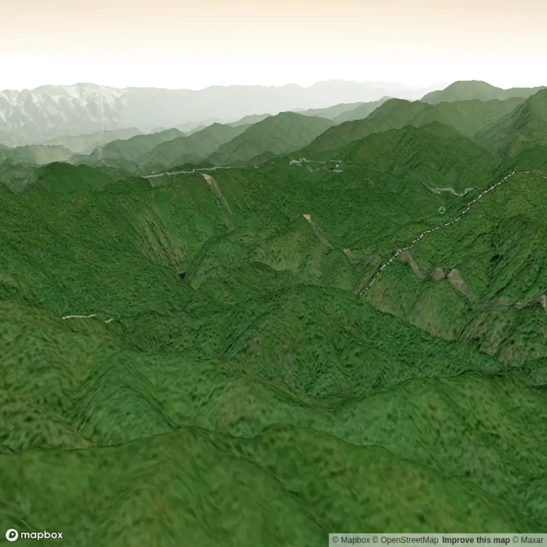 An image depicting the trail Lower Falls via Slickrock Creek Trail and its surrounding area.