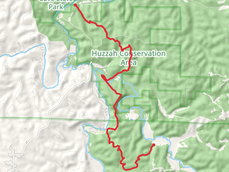 Courtois Creek via Ozark Trail