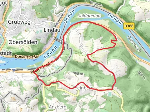 Freinberg-Achleiten-Innstadt Loop Path