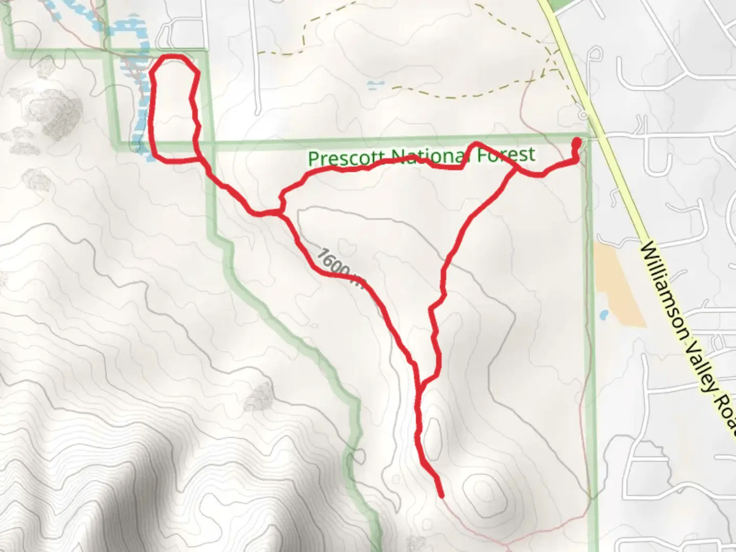 An image depicting the trail Mint Wash and Mint Wash Overlook Loop Trail and its surrounding area.
