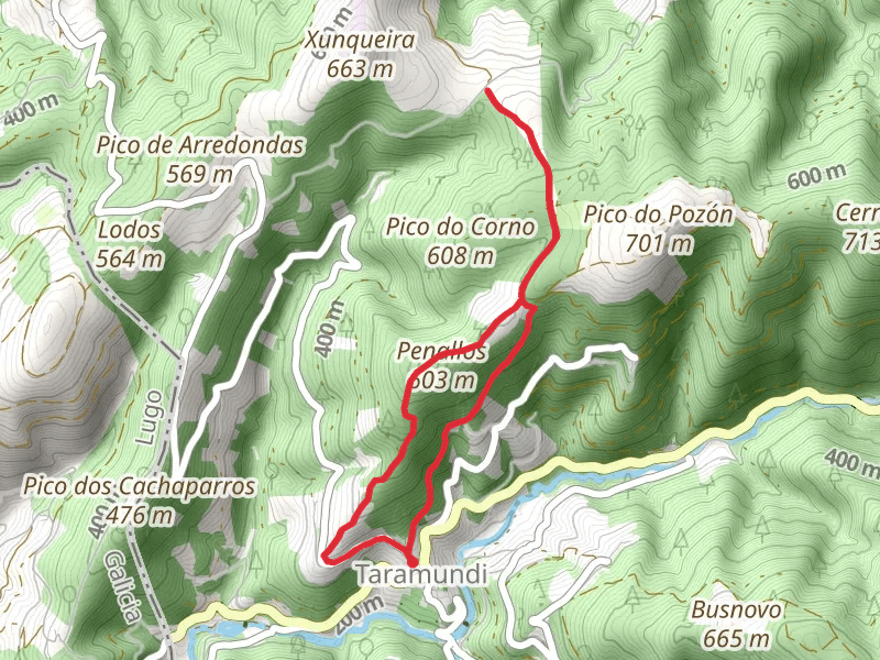 Sierra de Eiroa Route