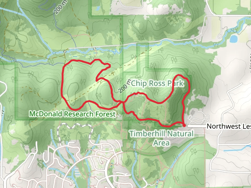 Chip Ross and Lower Dan's Loop Trail