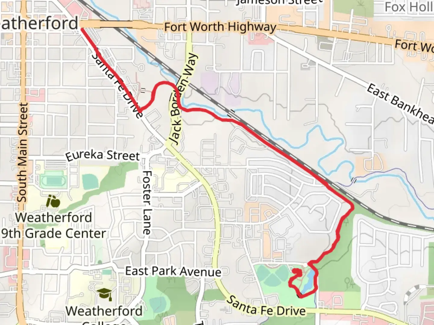 An image depicting the trail Holland Lake Park and Town Creek Hike and its surrounding area.