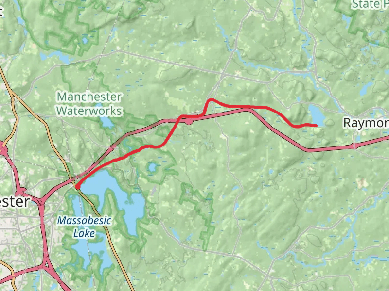 Onway Lake via Rockingham Recreational Rail Trail