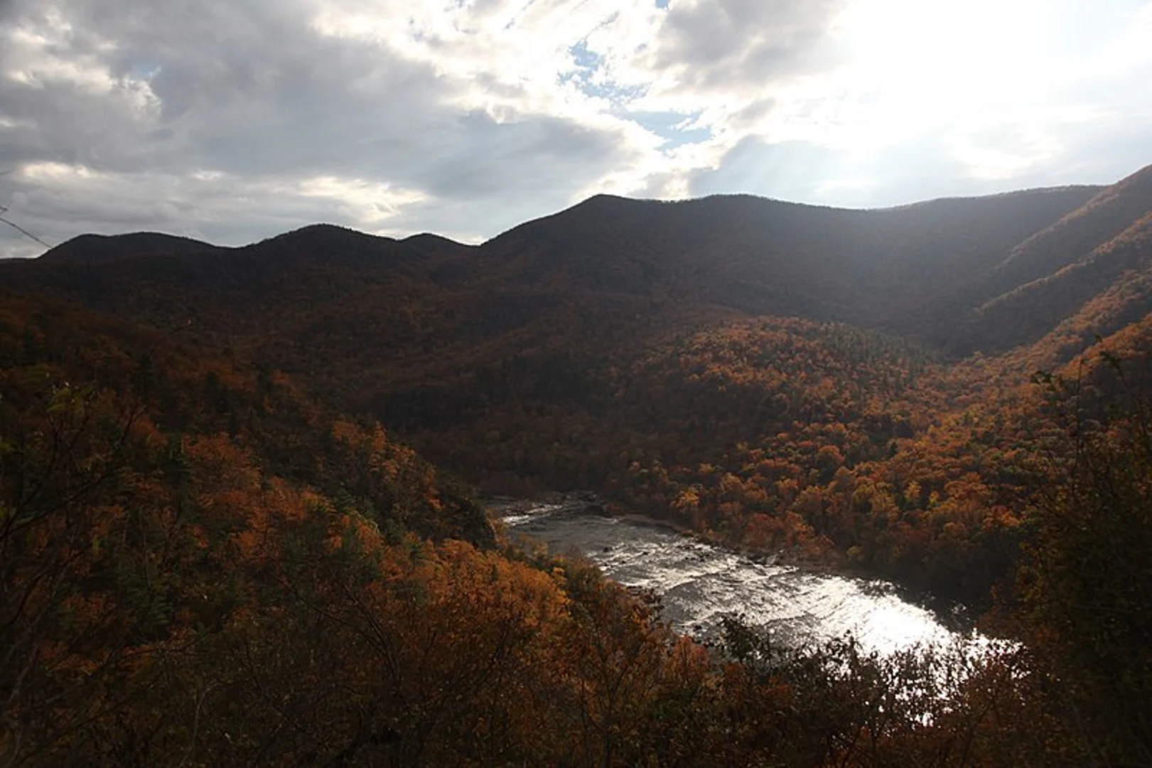 An image depicting the trail Balcony Falls Trail and its surrounding area.