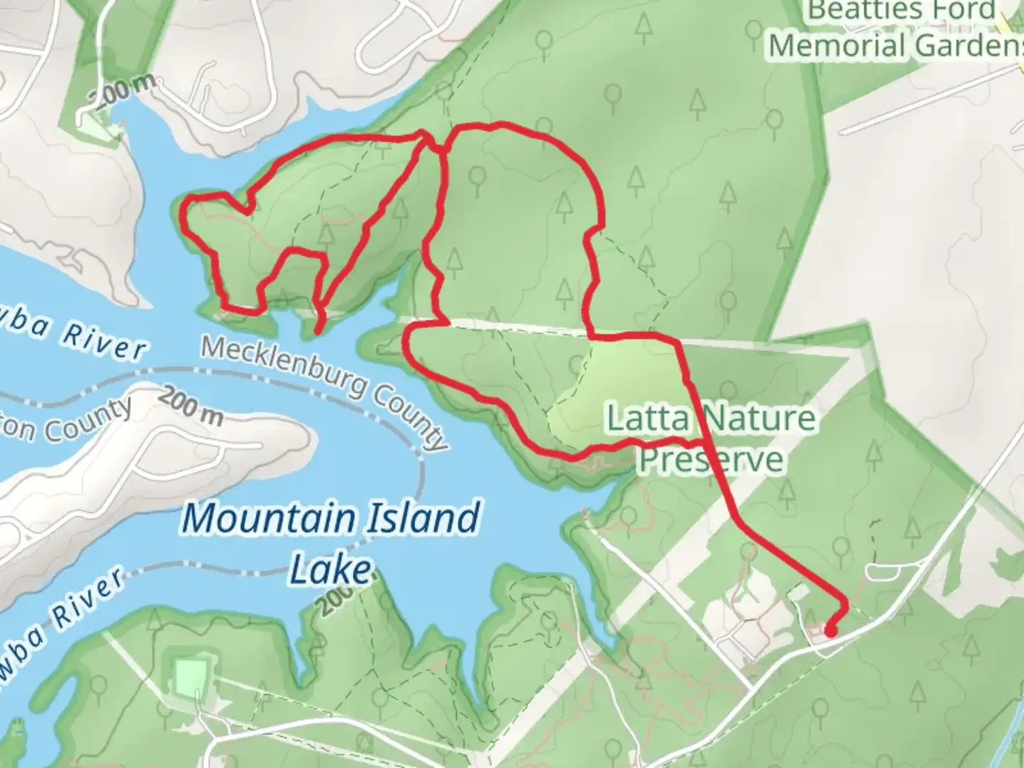 An image depicting the trail Cove - Hill Loop Trail and its surrounding area.