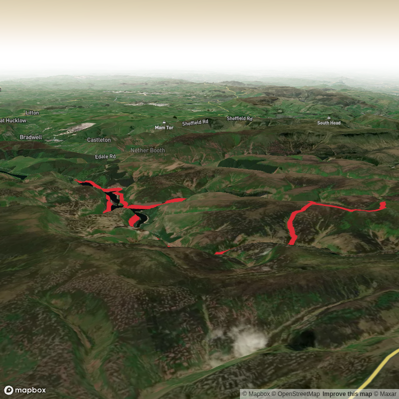 Fairholmes to Grinah & Barrow Stones