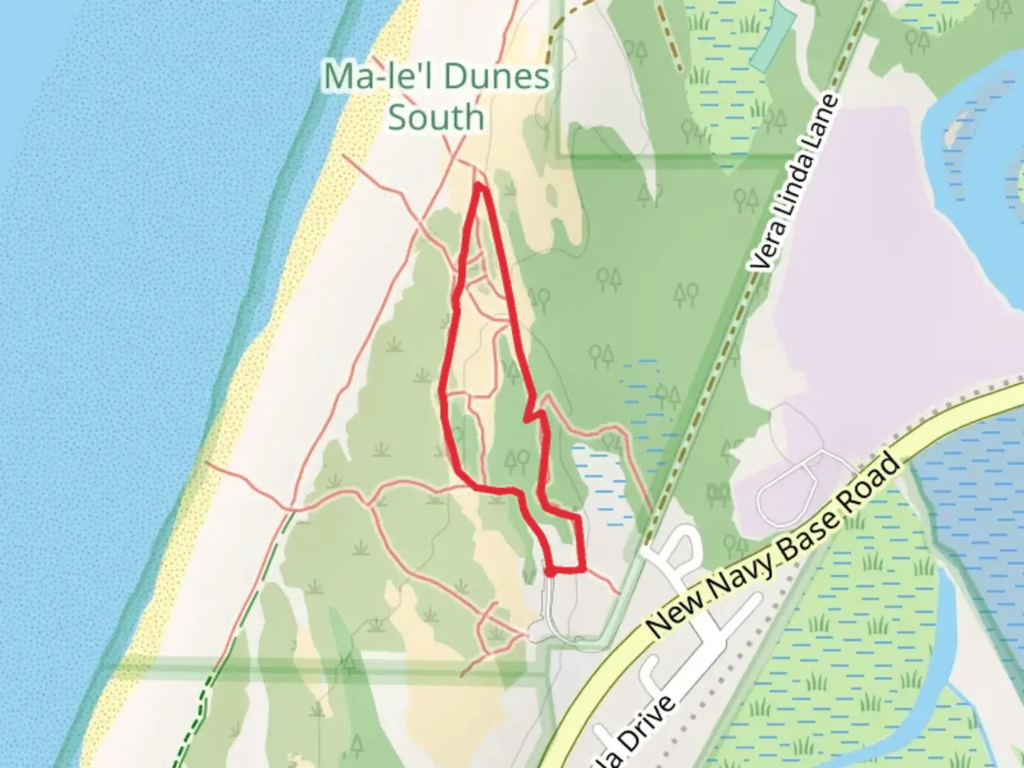 An image depicting the trail Ledik Loop Trail and its surrounding area.