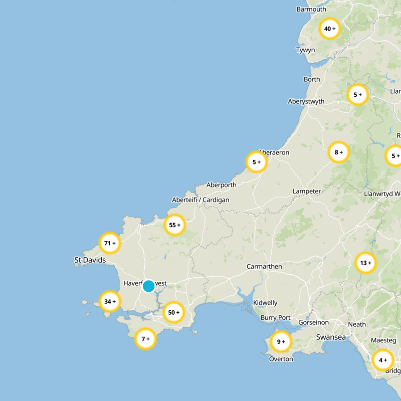 Ceredigion Static Map