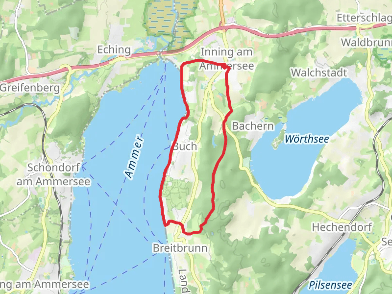 Jaudesberg via Muenchner Jakobsweg