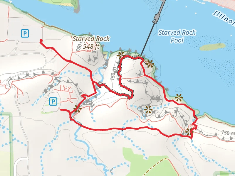 Starved Rock - Campanula Loop Trail