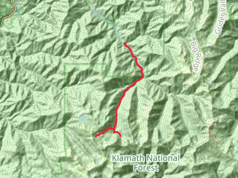 Granite Creek and Blue Granite Lake via Elk Creek Trail