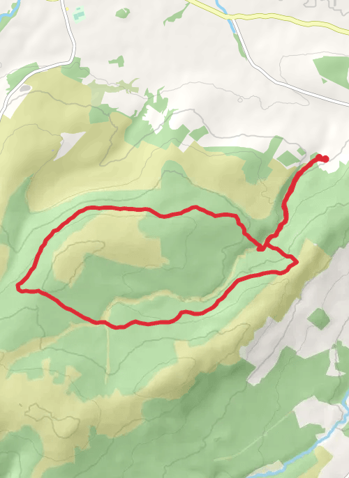County Laois Hiking mobile static map