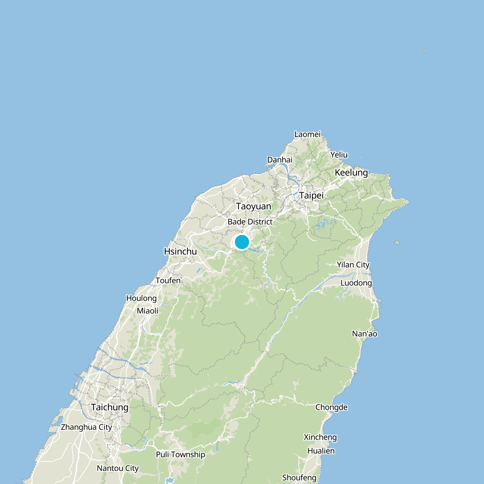 Taoyuan City Static Map