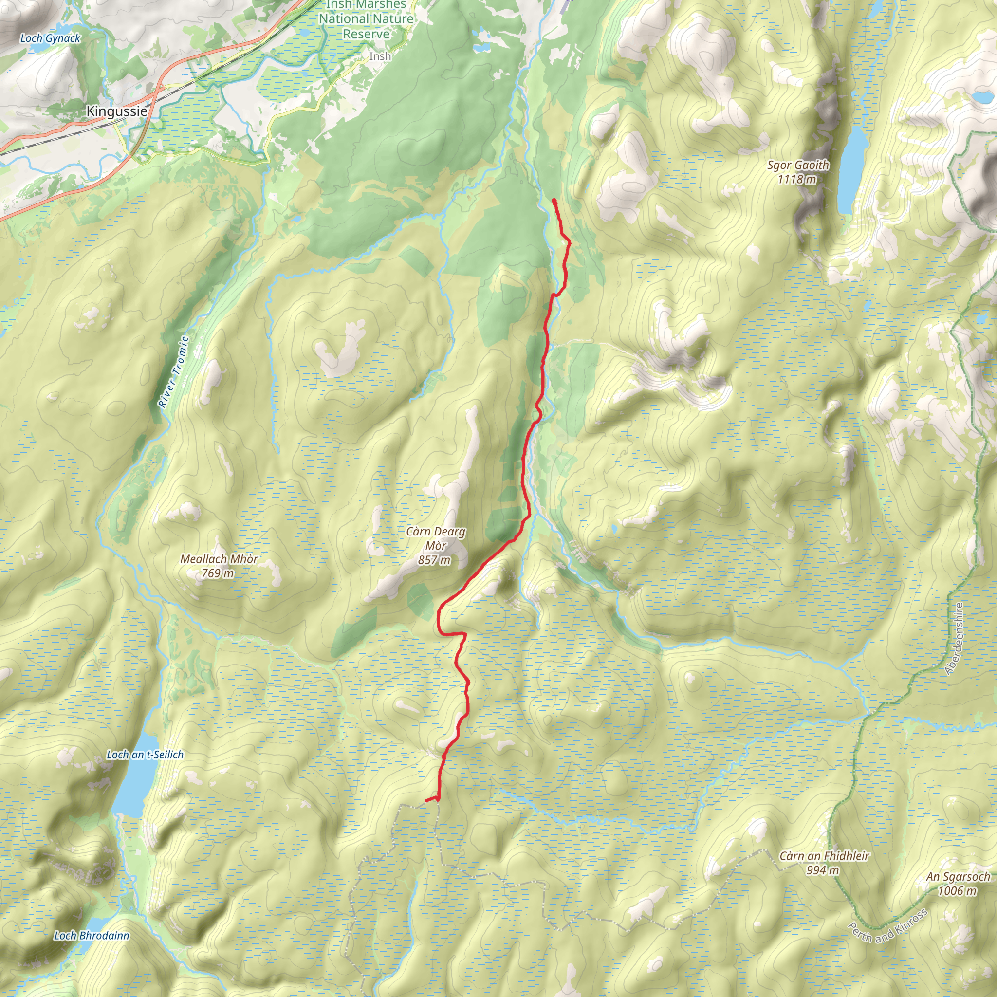 Leathad an Taobhain mobile static map