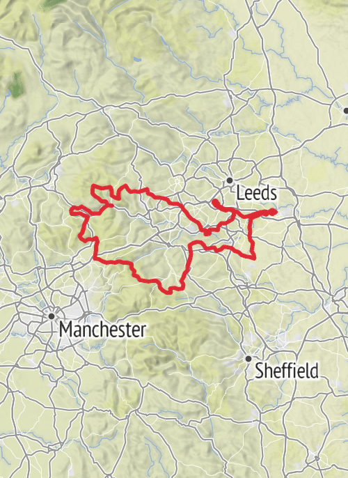 Leeds Mountain Biking mobile static map