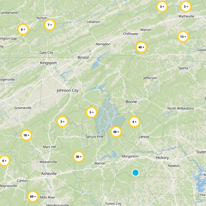 Avery County Static Map