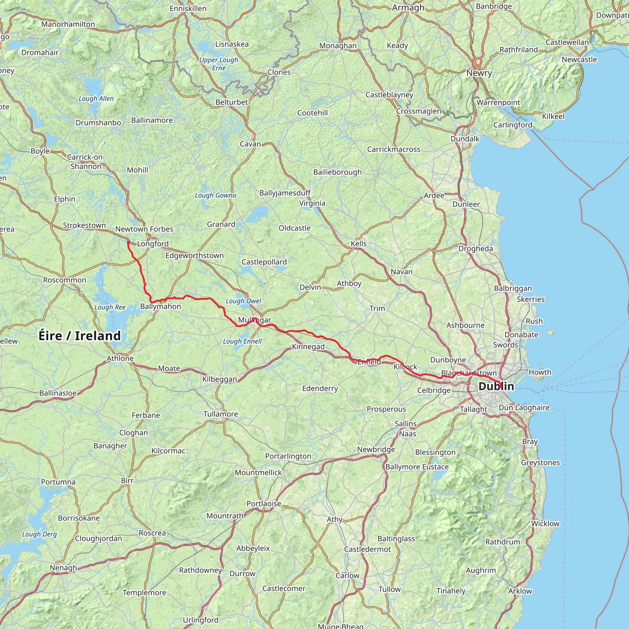 Royal Canal Way mobile static map