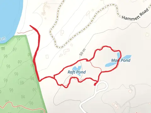 Raft Pond and Marl Pond Loop