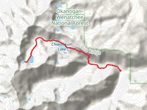 Larch Lake and Cup Lake via North Fork Chiwaukum Trail