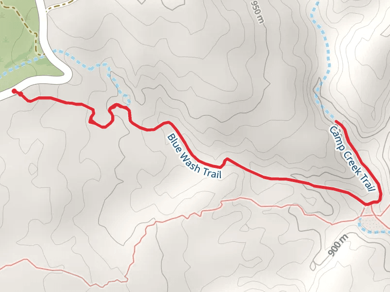 Camp Creek and Blue Wash Trail