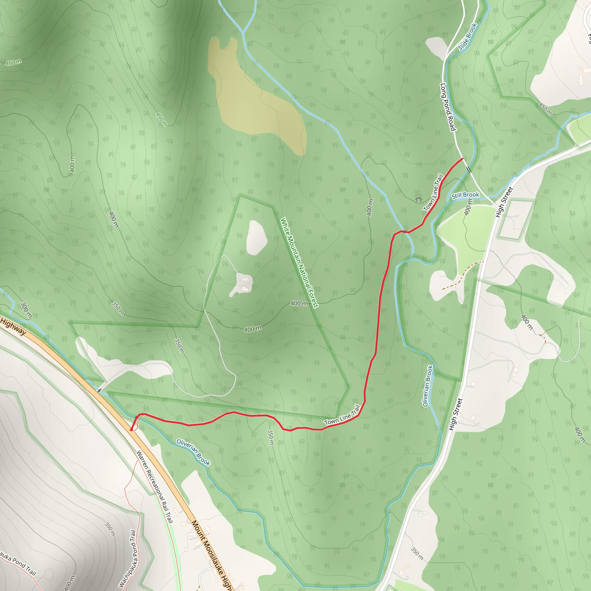Townline Trail mobile static map