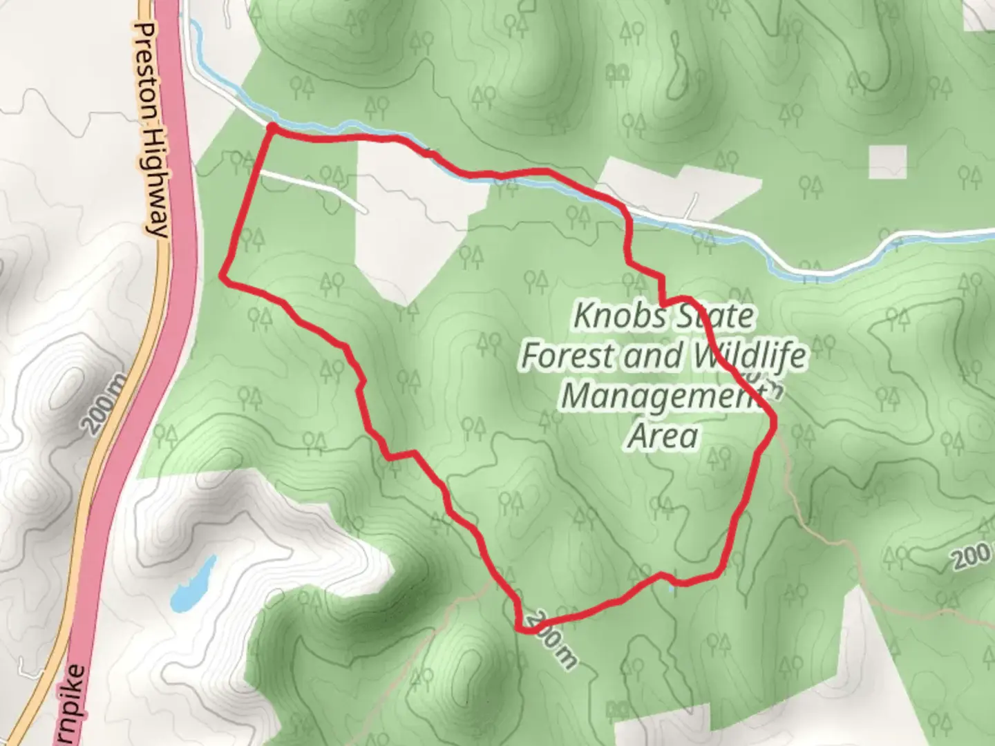 An image depicting the trail Yellow and Orange Loop Trail and its surrounding area.
