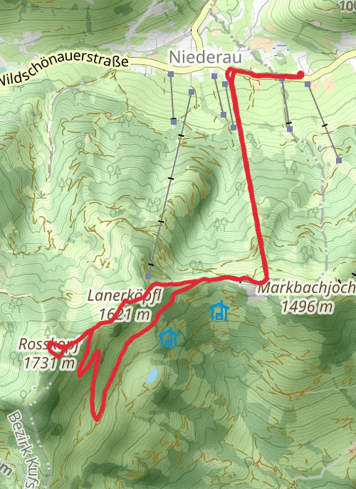 wildshonau - Rosskopf - Wildshonau mobile static map