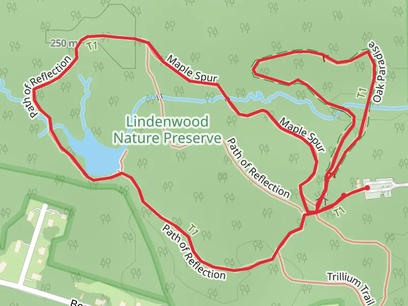 Oak Paradise and Path of Reflection Loop