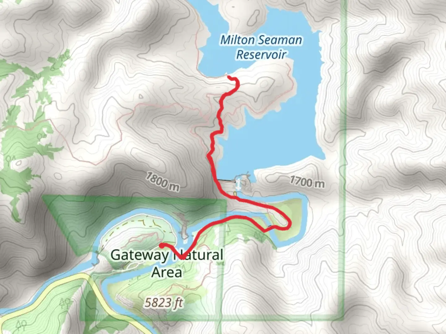 An image depicting the trail Wintersteen Trail and its surrounding area.
