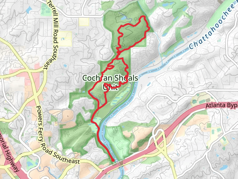 Cochran Shoals and Sope Creek Loop