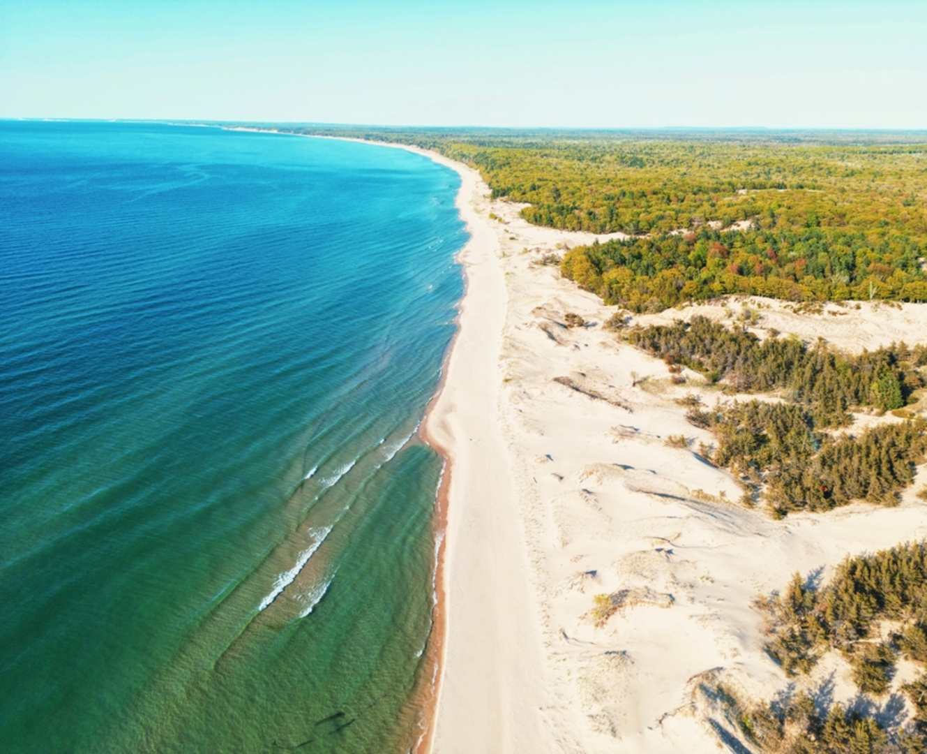 An image depicting the trail Nordhouse Dunes Beach M9-1 Loop and its surrounding area.