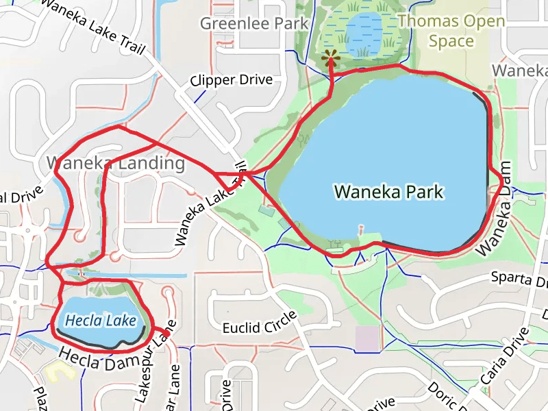 Hecla Lake and Waneka Lake Loop Trail