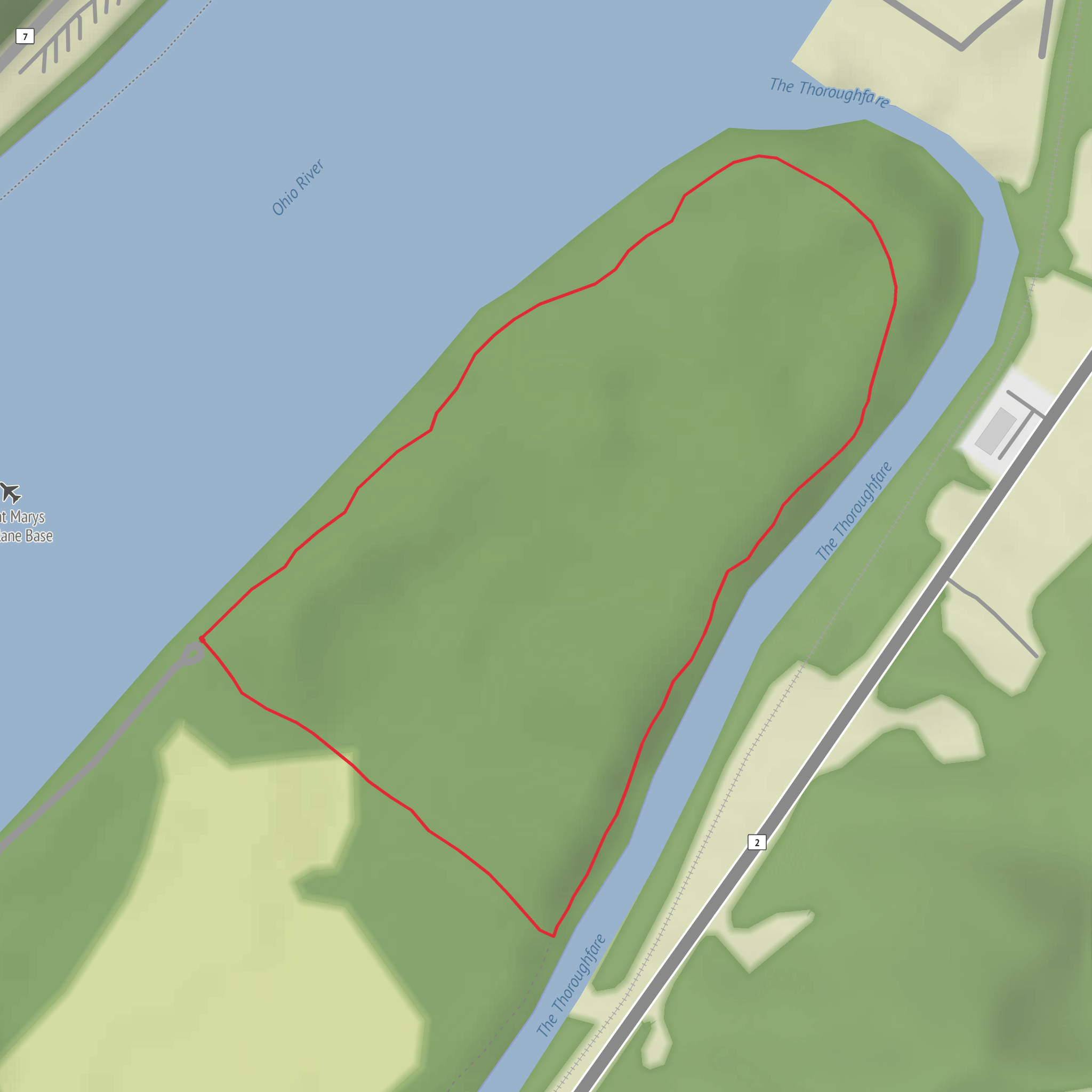 Headland Trail mobile static map
