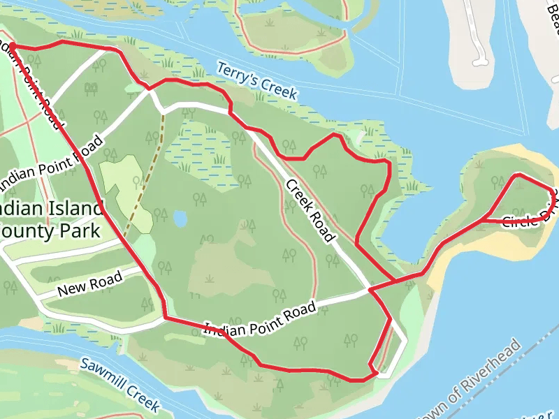 Terry's Creek in Indian Island County Park