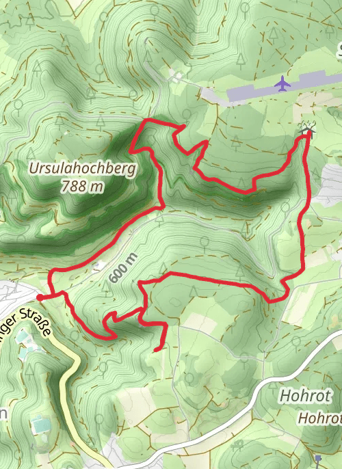 wandertag 25 mobile static map