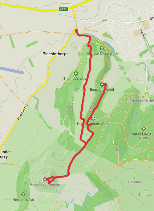 Hike on Hike from Redcar and Cleveland mobile static map