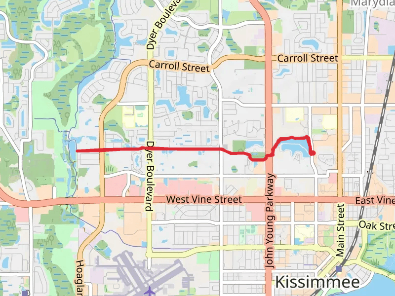 Kissimmee Trail Out and Back