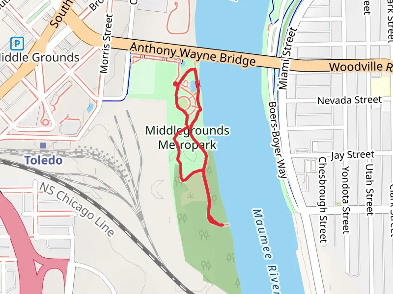 Middlegrounds Metropark Loop