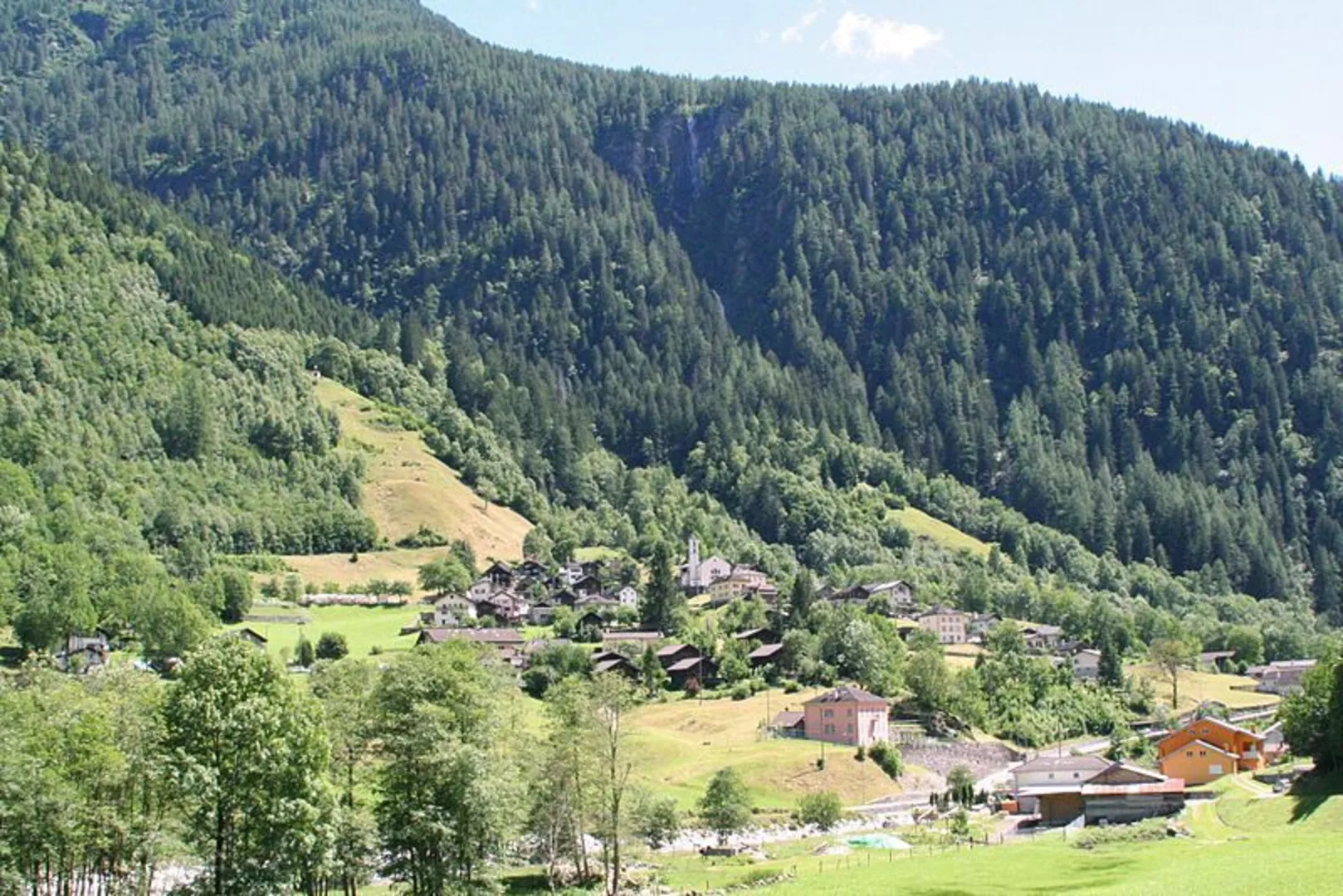An image depicting the trail Lower Calanca Valley Loop and its surrounding area.