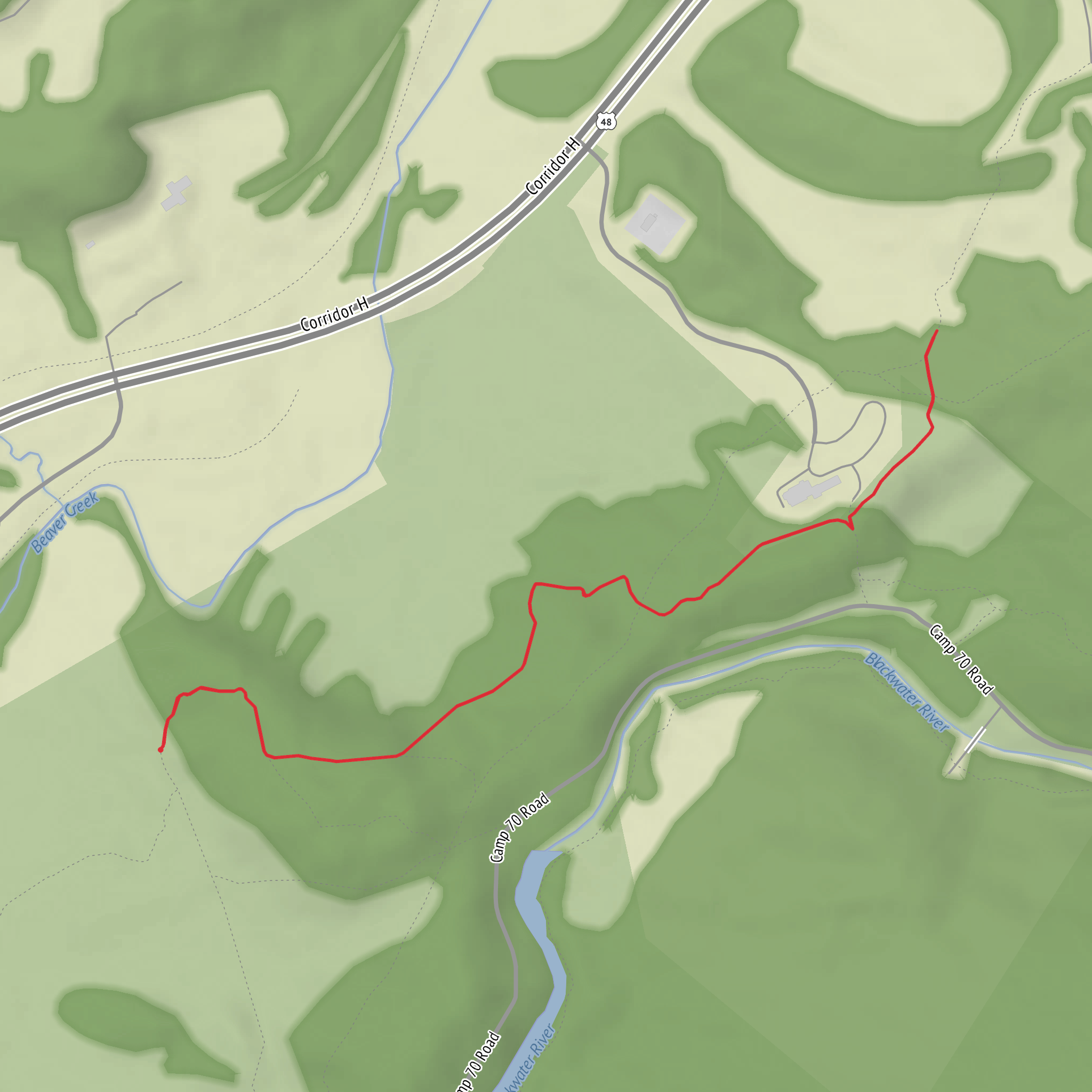 Rock Shocks Trail mobile static map