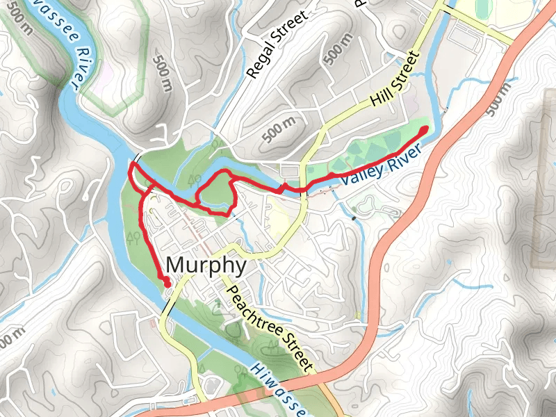 Valley River and Konaheeta Park Walk