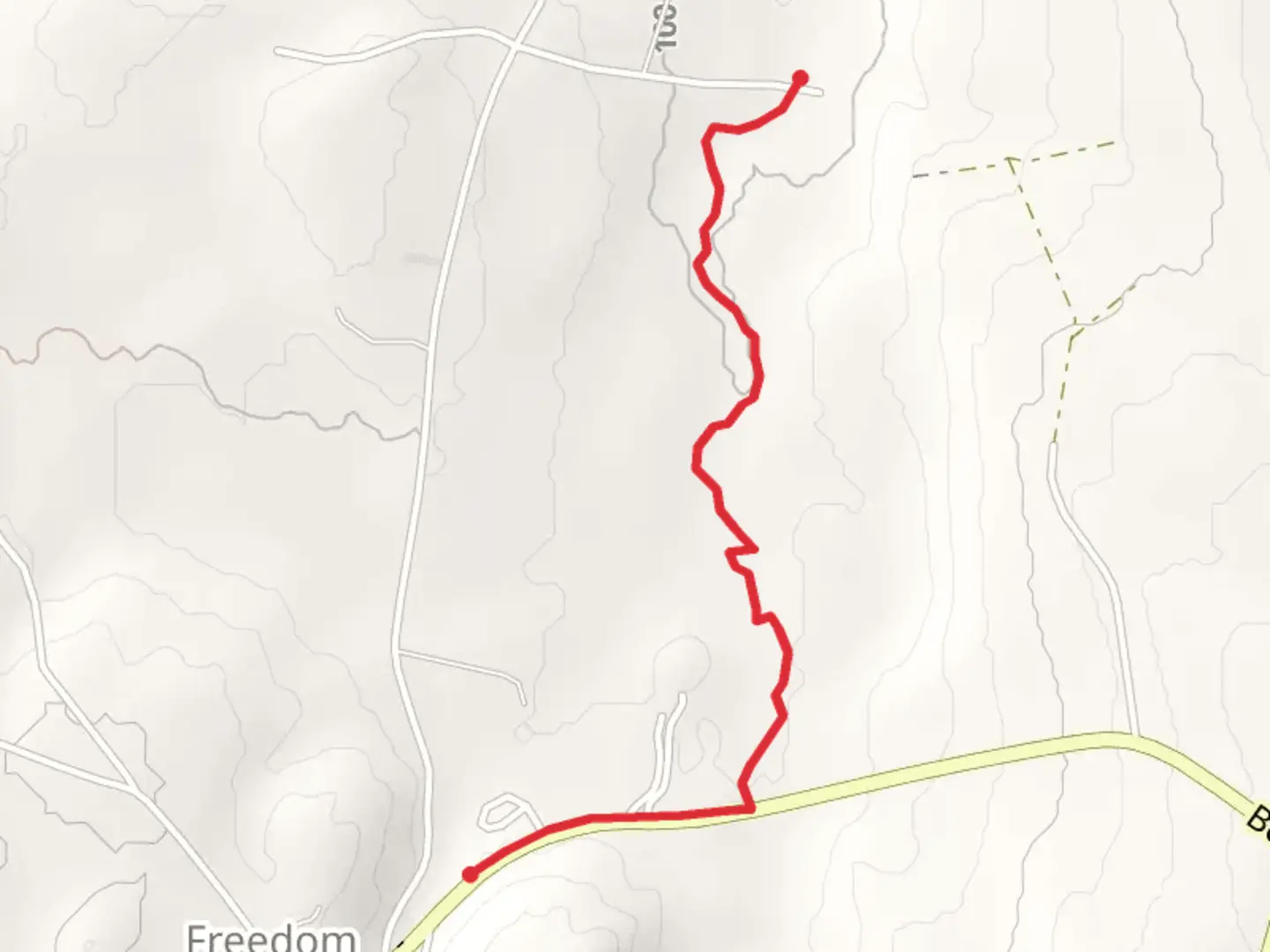 An image depicting the trail Sandy Stream and its surrounding area.