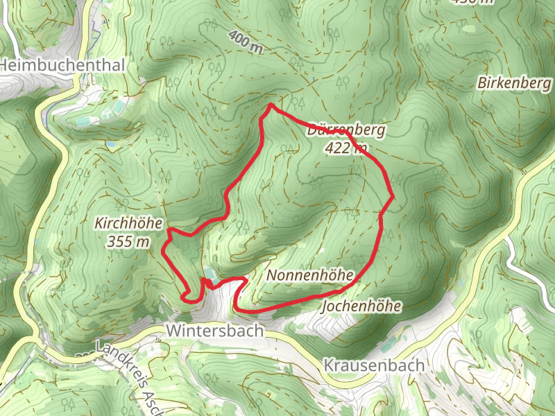Ortswanderweg Dammbach and Kulturweg Dammbach