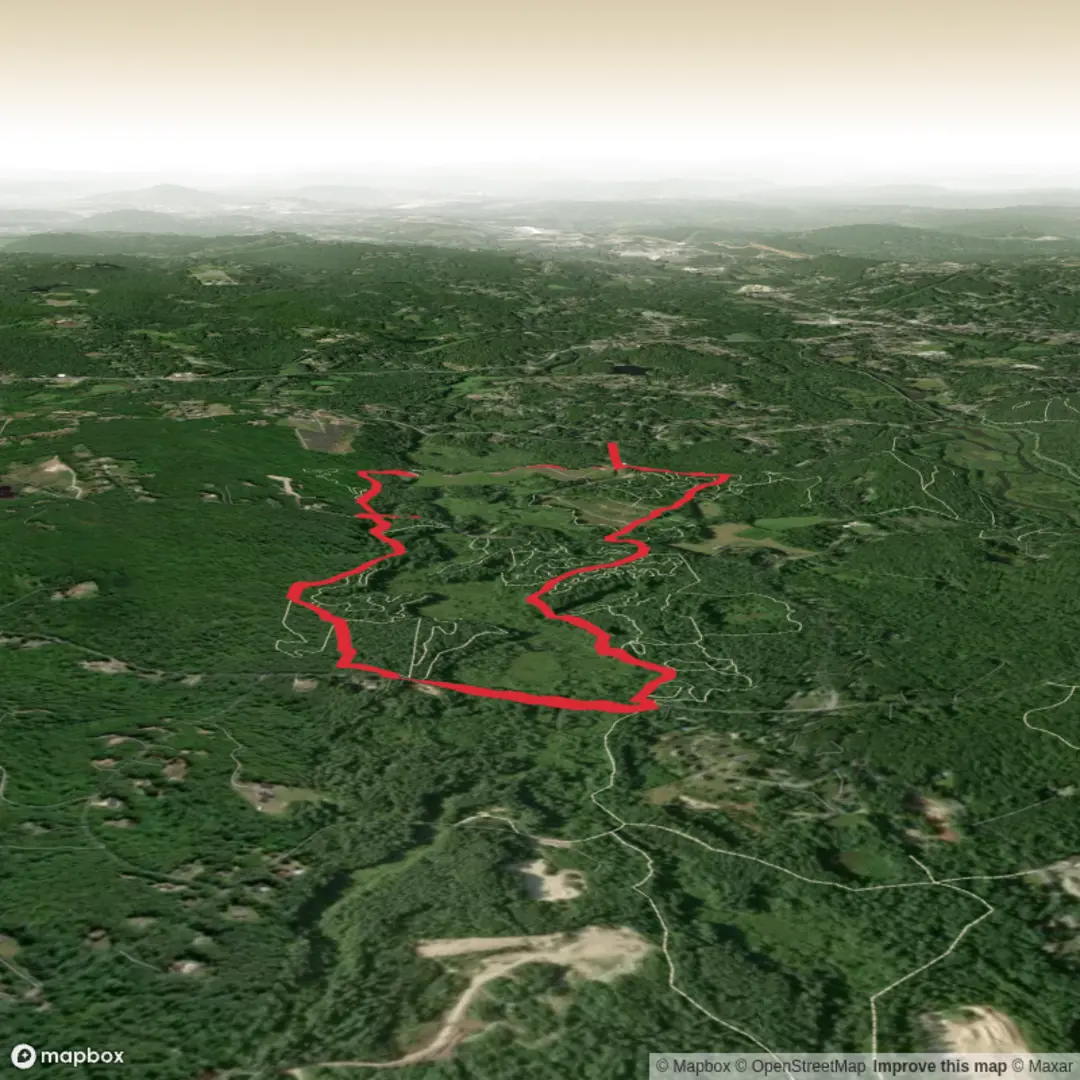 An image depicting the trail West River Reservoir and West Hill Park Loop and its surrounding area.