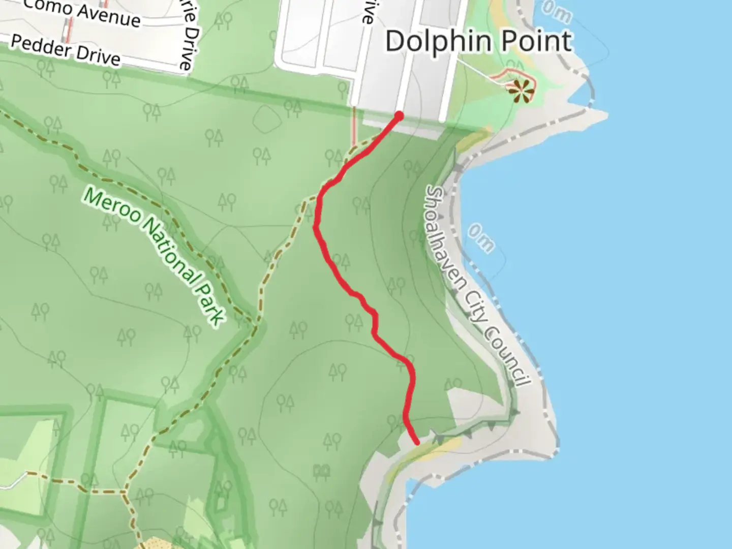 An image depicting the trail Pot Holes Track and its surrounding area.