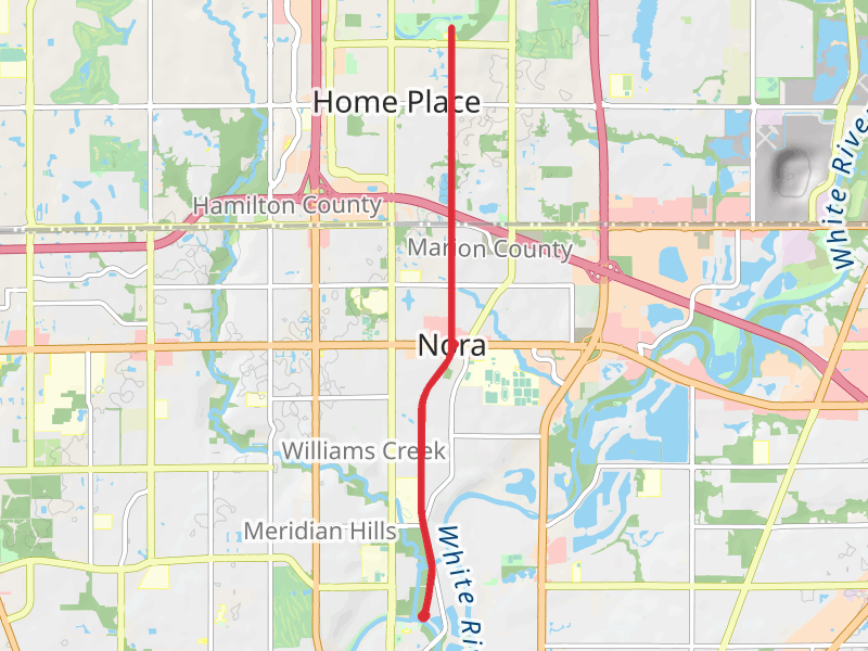 Monon Trail to Central Park