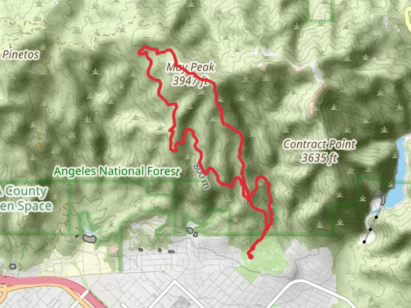 An image depicting the trail May CanyonSaddle Loop and its surrounding area.