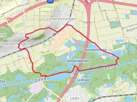Donau via Wiesental Tour and Panorama Hoehenweg